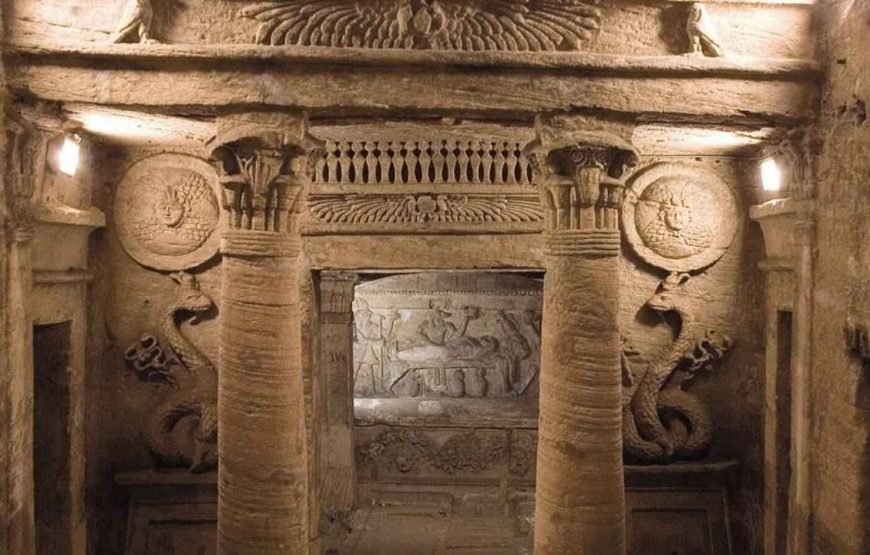 Catacombs of Kom El Shoqafa and Pompey’s Pillar Tour